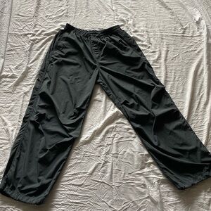 Uniqlo dark grey nylon pants size large